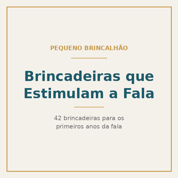 Capa do livro Pequeno Brincalhão: Brincadeiras que Estimulam a Fala